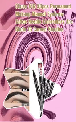 Blade eyebrow tattoo