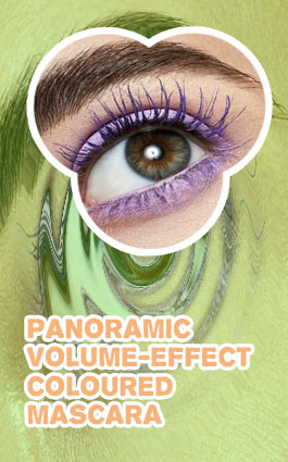 Blue green mascara