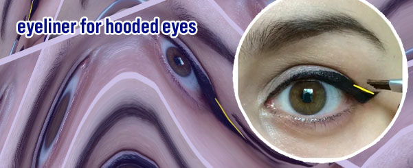 Hooded eyeliner