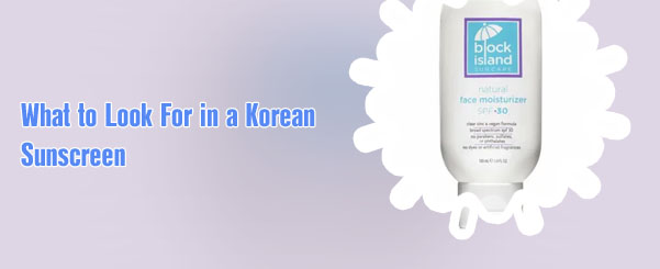 Korean moisturizer with spf