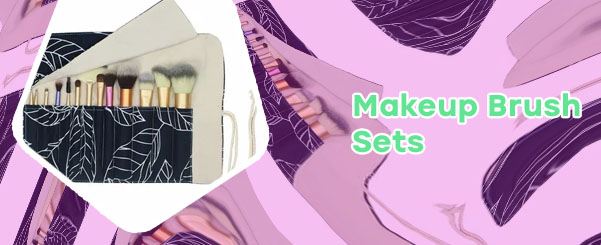 Makeup brush roll bag