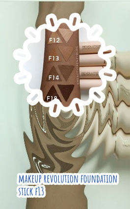 Makeup revolution foundation stick f13