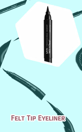 Marker tip eyeliner