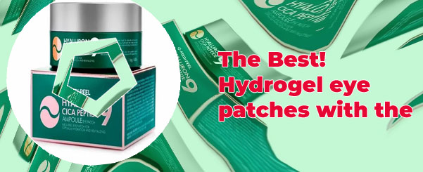 Peptide hydrogel eye patches